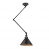 Industralna lampa sufitowa/kinkiet na wysięgniku w kolorze starego brązu Provence PV-GWP-OB Elstead Lighting